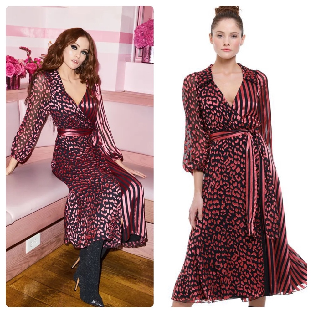 ALICE + OLIVIA Abigail Wrap Dress